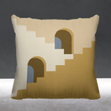 Kwinti Geometric Reversible Indoor/Outdoor Square Pillow