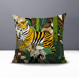 Kyo Tiger Reversible Indoor/Outdoor Square Pillow