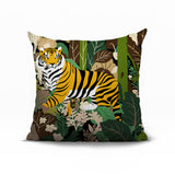 Kyo Tiger Reversible Indoor/Outdoor Square Pillow
