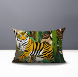Kyo Tiger Reversible Indoor/Outdoor Rectangle Pillow