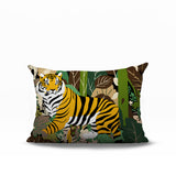 Kyo Tiger Reversible Indoor/Outdoor Rectangle Pillow
