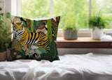 Kyo Tiger Reversible Indoor/Outdoor Square Pillow