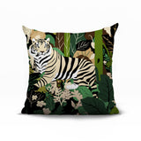 Kyo Tiger Reversible Indoor/Outdoor Square Pillow