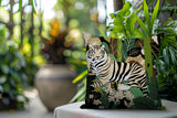 Kyo Tiger Reversible Indoor/Outdoor Square Pillow