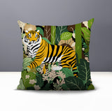 Kyo Tiger Reversible Indoor/Outdoor Square Pillow