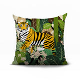 Kyo Tiger Reversible Indoor/Outdoor Square Pillow