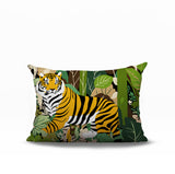 Kyo Tiger Reversible Indoor/Outdoor Rectangle Pillow