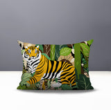 Kyo Tiger Reversible Indoor/Outdoor Rectangle Pillow