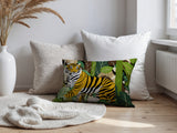 Kyo Tiger Reversible Indoor/Outdoor Rectangle Pillow