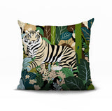 Kyo Tiger Reversible Indoor/Outdoor Square Pillow