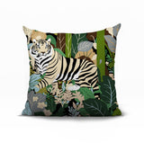 Kyo Tiger Reversible Indoor/Outdoor Square Pillow