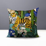 Kyo Tiger Reversible Indoor/Outdoor Square Pillow