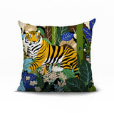 Kyo Tiger Reversible Indoor/Outdoor Square Pillow