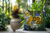 Kyo Tiger Reversible Indoor/Outdoor Square Pillow