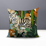 Kyo Tiger Reversible Indoor/Outdoor Square Pillow