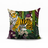 Kyo Tiger Reversible Indoor/Outdoor Square Pillow