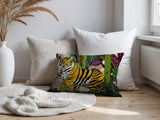 Kyo Tiger Reversible Indoor/Outdoor Rectangle Pillow