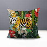 Kyo Tiger Reversible Indoor/Outdoor Square Pillow