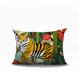 Kyo Tiger Reversible Indoor/Outdoor Rectangle Pillow
