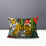 Kyo Tiger Reversible Indoor/Outdoor Rectangle Pillow