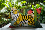Kyo Tiger Reversible Indoor/Outdoor Rectangle Pillow