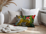 Kyo Tiger Reversible Indoor/Outdoor Rectangle Pillow