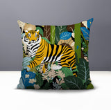 Kyo Tiger Reversible Indoor/Outdoor Square Pillow