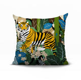 Kyo Tiger Reversible Indoor/Outdoor Square Pillow
