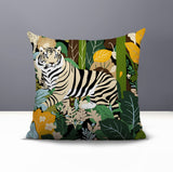 Kyo Tiger Reversible Indoor/Outdoor Square Pillow