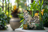 Kyo Tiger Reversible Indoor/Outdoor Square Pillow