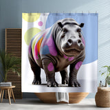 Kypo Shower Curtain in Black - view 2