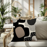 Labi Abstract Reversible Indoor/Outdoor Square Pillow