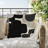 Labi Abstract Reversible Indoor/Outdoor Square Pillow