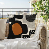 Labi Abstract Reversible Indoor/Outdoor Square Pillow