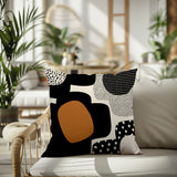 Labi Abstract Reversible Indoor/Outdoor Square Pillow