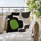 Labi Abstract Reversible Indoor/Outdoor Square Pillow