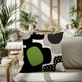 Labi Abstract Reversible Indoor/Outdoor Square Pillow