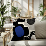 Labi Abstract Reversible Indoor/Outdoor Square Pillow