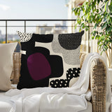 Labi Abstract Reversible Indoor/Outdoor Square Pillow