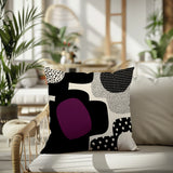 Labi Abstract Reversible Indoor/Outdoor Square Pillow