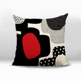 Labi Abstract Reversible Indoor/Outdoor Square Pillow