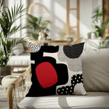 Labi Abstract Reversible Indoor/Outdoor Square Pillow