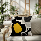 Labi Abstract Reversible Indoor/Outdoor Square Pillow