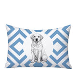 Labrador Retriever Indoor/Outdoor Reversible Rectangular Pillow