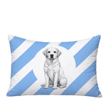 Labrador Retriever Indoor/Outdoor Reversible Rectangular Pillow