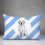 Labrador Retriever Indoor/Outdoor Reversible Rectangular Pillow