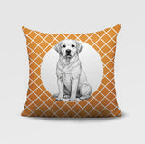 Labrador Retriever Indoor/Outdoor Reversible Square Pillow