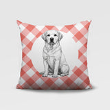 Labrador Retriever Indoor/Outdoor Reversible Square Pillow