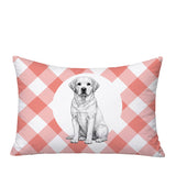 Labrador Retriever Indoor/Outdoor Reversible Rectangular Pillow