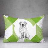Labrador Retriever Indoor/Outdoor Reversible Rectangular Pillow